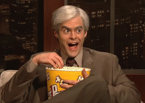 Bill Hader Eating Popcorn GIF - Bill Hader Eating Popcorn Keith Morrison -  Discover & Share GIFs