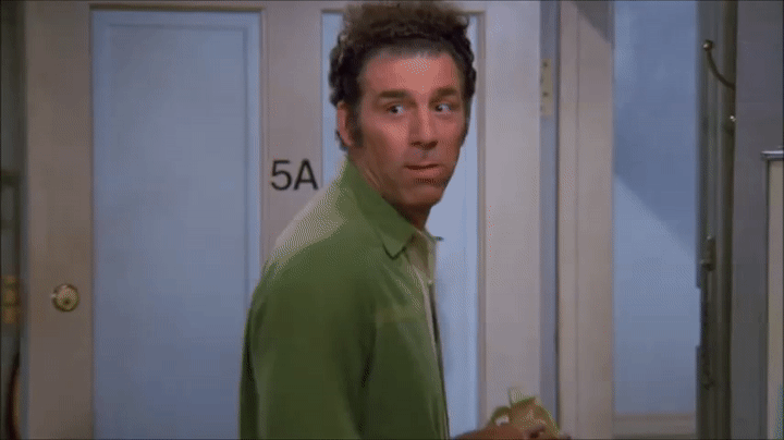 kramer laughing on Make a GIF