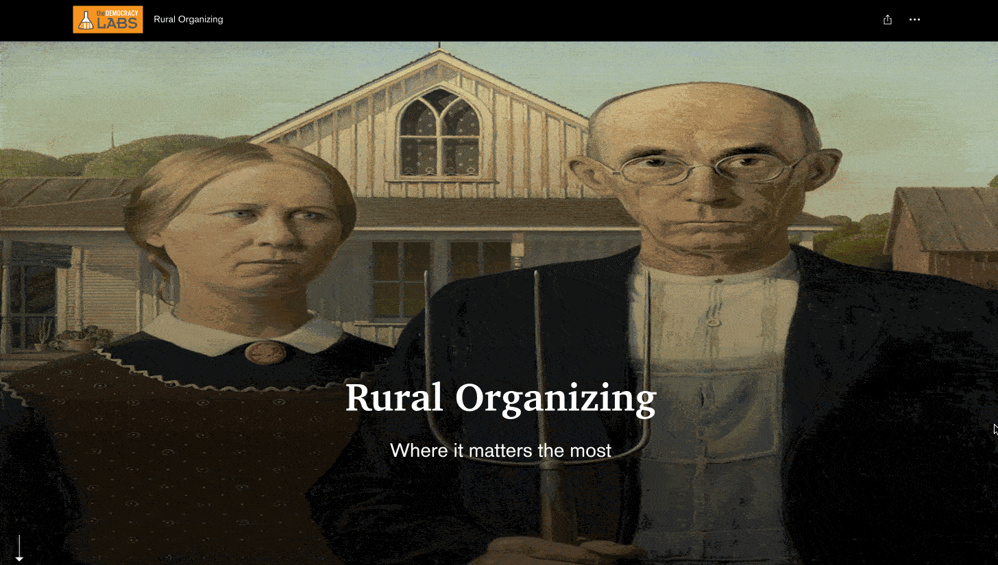 Strategic Rural Organizing