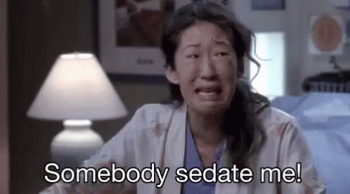 Somebody Sedate Me Christina Yang GIF - Somebody Sedate Me Christina Yang  Greys Anatomy - Discover & Share GIFs