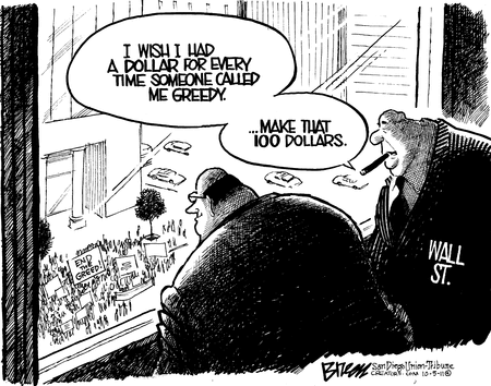 Mayfield's Economics Blog: Cartoon: Wall Street Greed