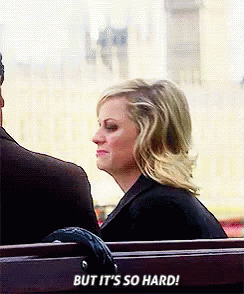 But It'S So Hard GIF - Hard Amy Poehler Parks And Rec - Discover & Share  GIFs