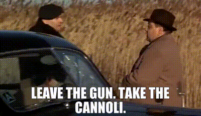 YARN | Leave the gun. Take the cannoli. | The Godfather (1972) | Video  clips by quotes | d3049105 | 紗