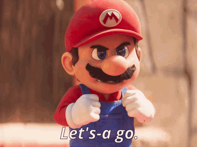 The Super Mario Bros Movie Trailer GIF - The Super Mario Bros Movie Trailer  Lets A Go - Discover & Share GIFs