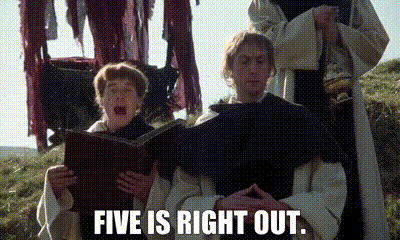 Image of Five is right out.