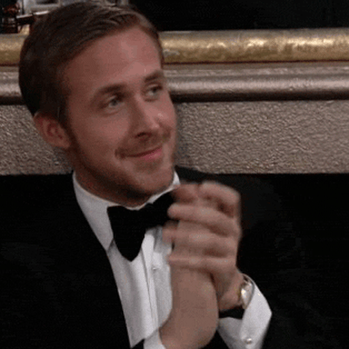 The Happy Clap | Ryan Gosling GIFs | POPSUGAR Love & Sex Photo 14