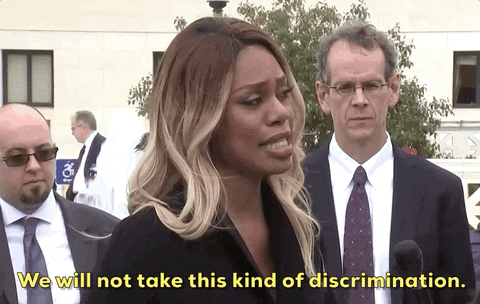 We-will-not-take-this-kind-of-discrimination GIFs - Get the best GIF on  GIPHY