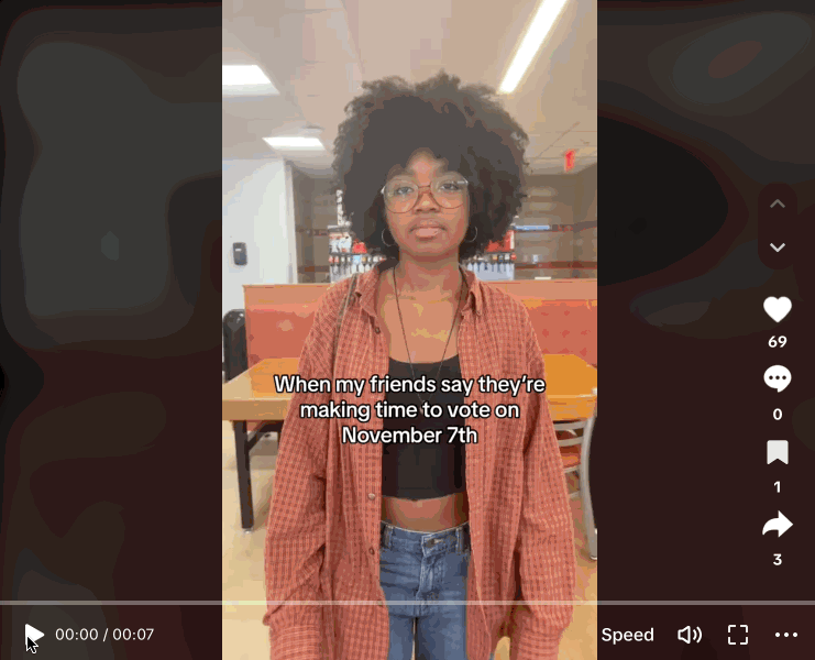 Students For Justice interns created timely persuasive TikTok and Instagram Threads