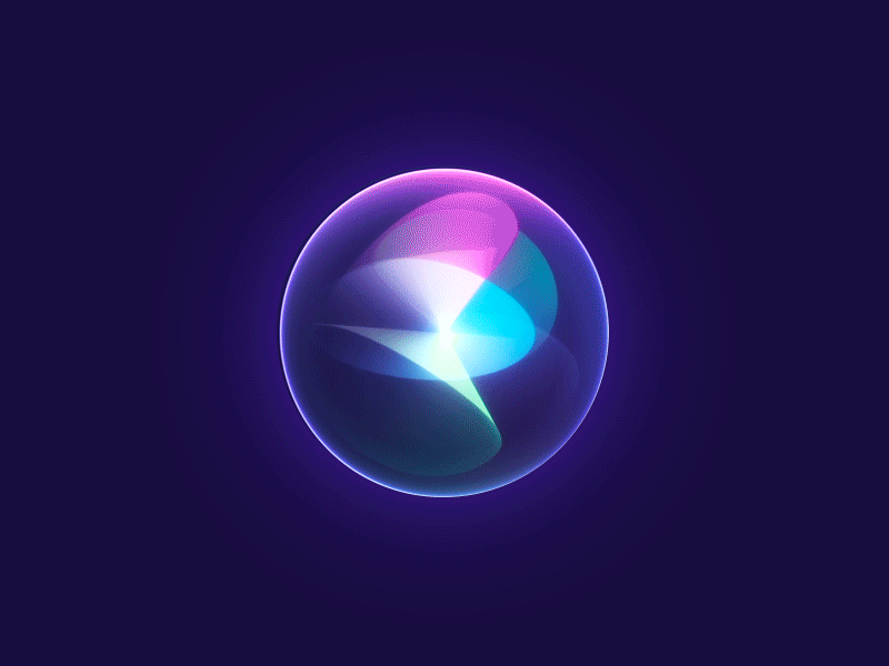 Apple iOS11 Siri visual effect motion by Gleb Kuznetsov ✈ for Milkinside on  Dribbble