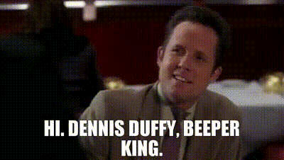 YARN | Hi. Dennis Duffy, Beeper King. | 30 Rock (2006) - S01E06 Jack Meets  Dennis | Video gifs by quotes | da065da2 | 紗