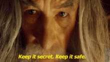 Gandalf Keep It Secret Keep It Safe GIFs | Tenor