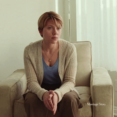gif of therapy session from the film marriage story