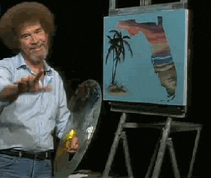 Bob Ross Art GIF Bob Ross Art GIF