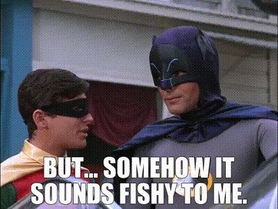 YARN | But... somehow it sounds fishy to me. | Batman (1966) - S01E33 Fine  Finny Fiends | Video gifs by quotes | 8bf21057 | 紗