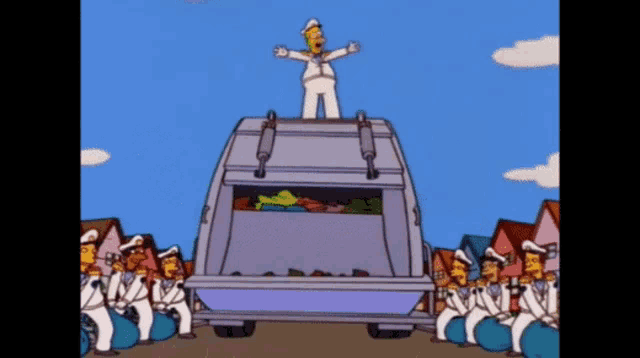 Simpsons Garbage GIF - Simpsons Garbage Bin Man - Discover & Share GIFs