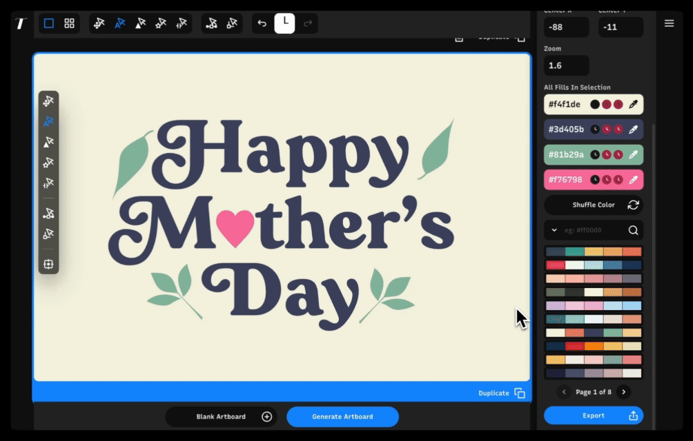 typogram studio export and copy into Figma
