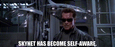YARN | Skynet has become self-aware. | Terminator 3: Rise of the Machines  (2003) | Video gifs by quotes | b7194459 | 紗