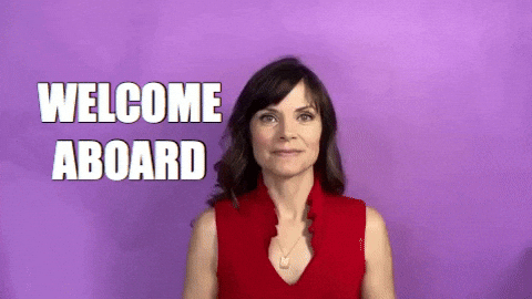 Welcome Aboard GIF by Your Happy Workplace