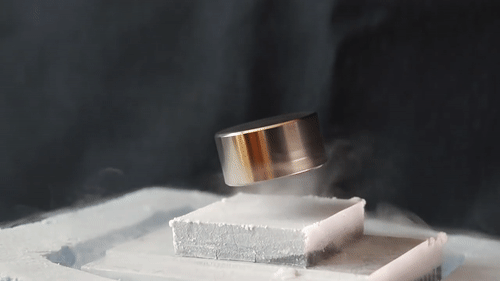 What is A Superconductor and Quantum Levitation? superconductivity (field of study) levitation (character power) discover-quantum levitation GIF