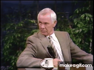 Johnny Carson Eyeroll on Make a GIF