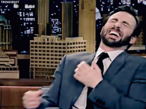 Laughing Lmao GIF - Laughing Lmao Chris Evans - Discover & Share GIFs