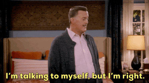 Im-talking-to-myself GIFs - Get the best GIF on GIPHY