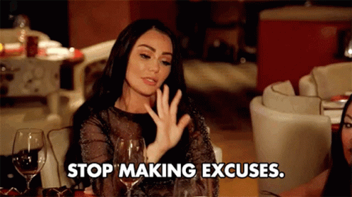 Stop Making Excuses Stop It GIF - Stop Making Excuses Stop It Dont Talk GIFs