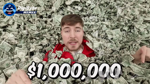Mr Beast Dollar GIF - Mr Beast Dollar Dollar Bills - Discover & Share GIFs