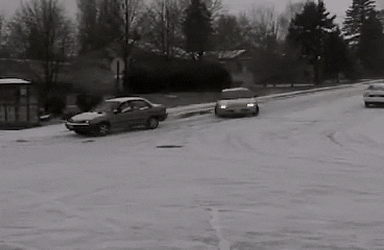 Car Crash Gif Snow - Test