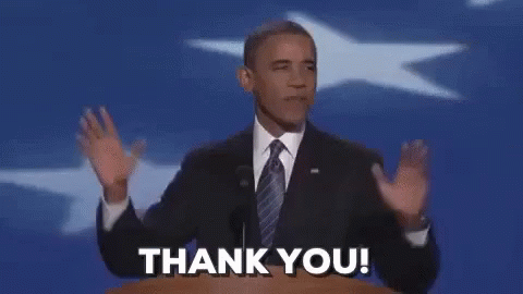 Barack Obama Speech GIF - Barack Obama Speech Thank You - Discover & Share  GIFs