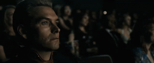 When you're just casually enjoying a Homelander cinema meme, then see it's  a gif and realise you have tinnitus. : r/TheBoys
