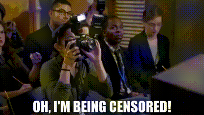 YARN | Oh, I'm being censored! | Community (2009) - S06E06 Basic Email  Security | Video gifs by quotes | 0a0a738d | 紗