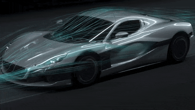 The Rimac C_Two's Aerodynamic Aid Is a Supercomputer