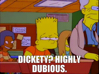 YARN | Dickety? Highly dubious. | The Simpsons (1989) - S07E22 Comedy |  Video clips by quotes | 4b4b1824 | 紗