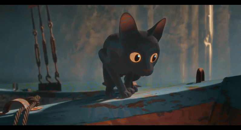 Flow' Follows a Courageous Black Cat Navigating a World Suddenly Plunged  Underwater — Colossal
