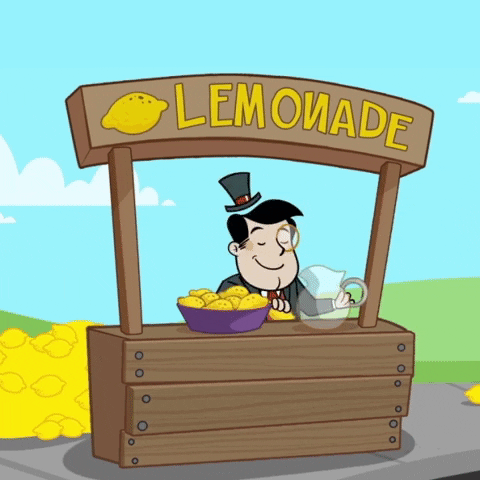 Lemonade Stand Drink GIF by Adventure Capitalist