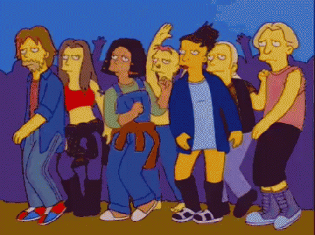 School Dance GIF - The Simpsons 90s Dance GIFs