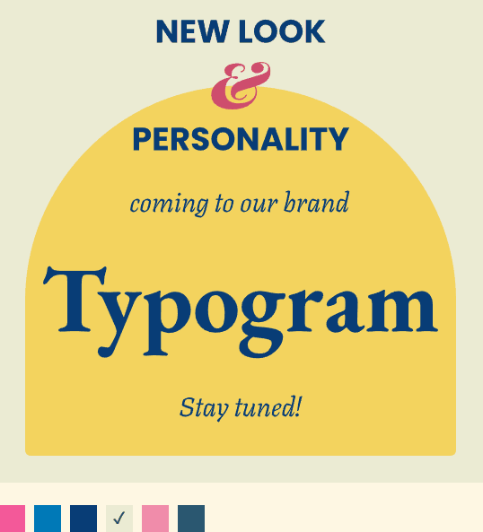 Product Update No.13 : Modularizing Brand Personality - Typogram Blog