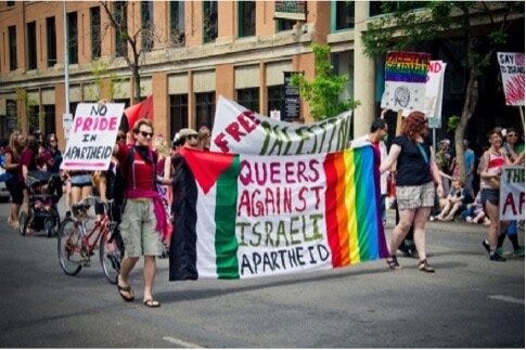 “Queers for Palestine” activists.