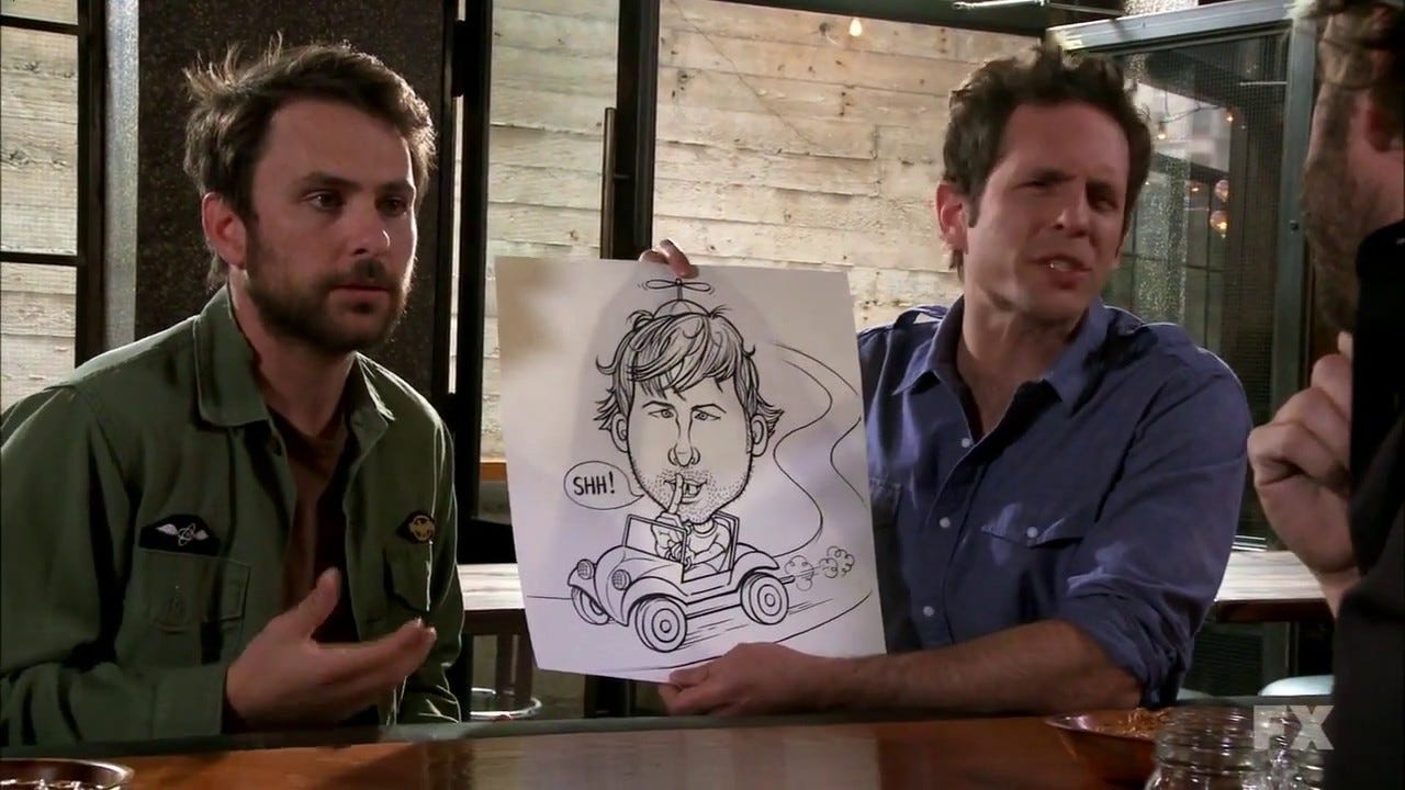 It&#39;s Always Sunny in Philadelphia - Dennis and Charlie looking for the  shusher. - YouTube