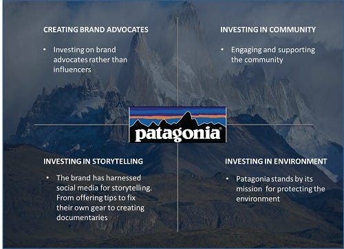 Patagonia Marketing Pillars