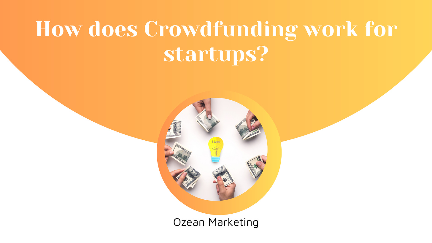 How does Crowdfunding work for startups?
