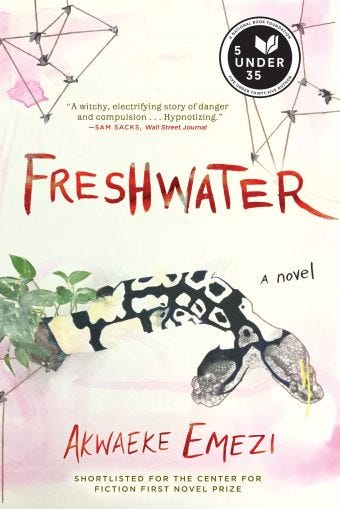 Book cover of Freshwater by Akwaeke Emezi