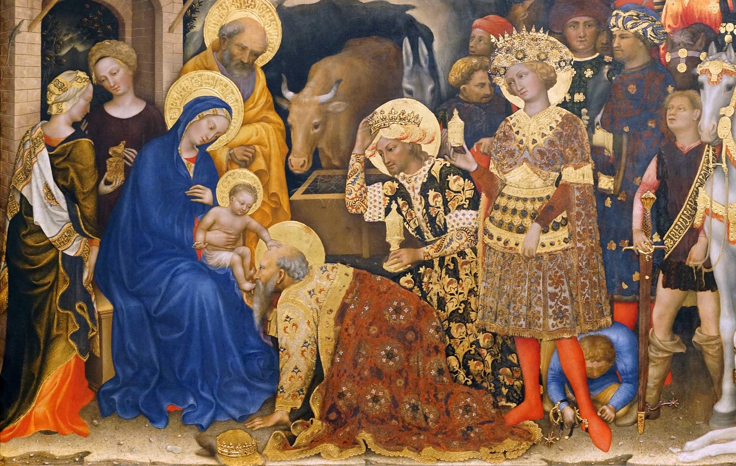 Gentile da Fabriano, Adoration of the Magi (reframed) - Smarthistory