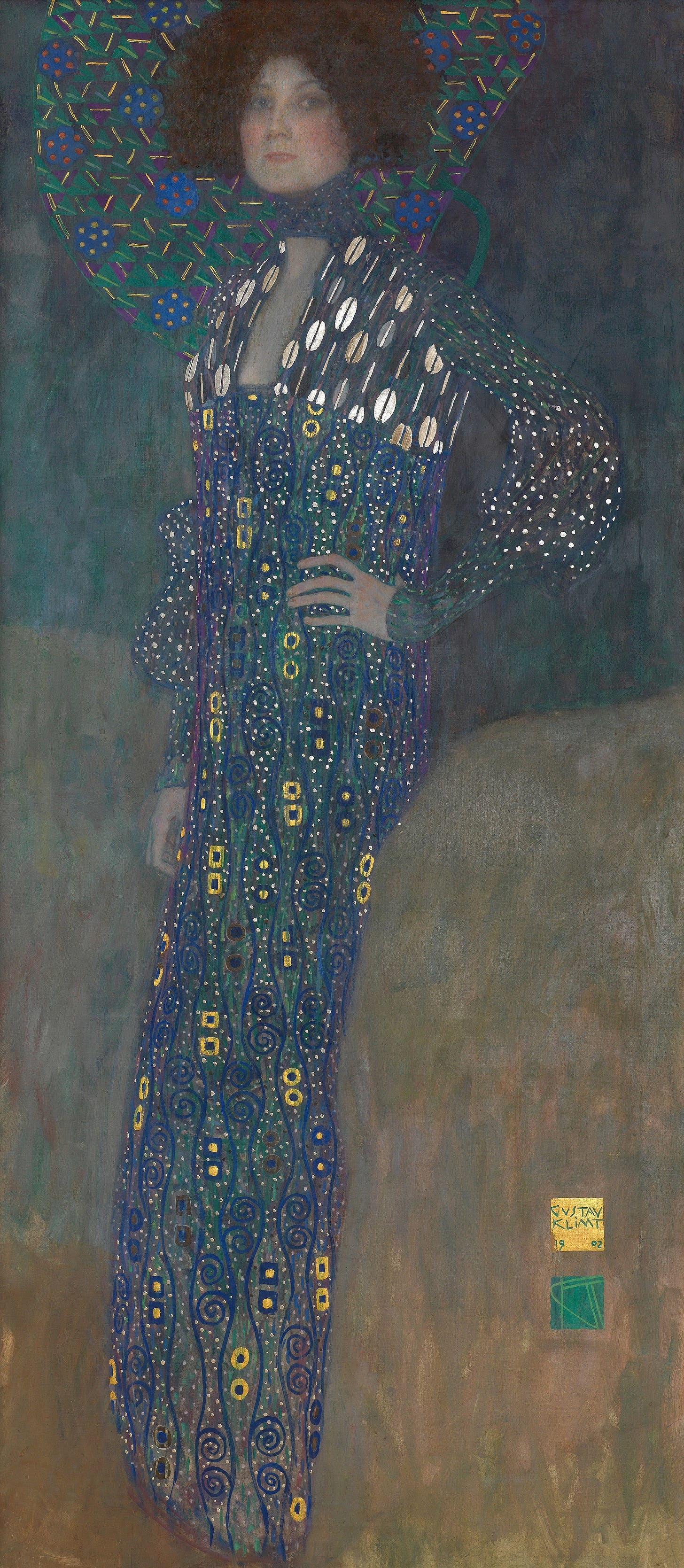 Bildnis Emilie Flöge (1902) by Gustav Klimt 