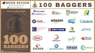 📔100 Baggers Book Review: Indian Case studies (Sequent, Navin, Kotak,  etc.) - YouTube