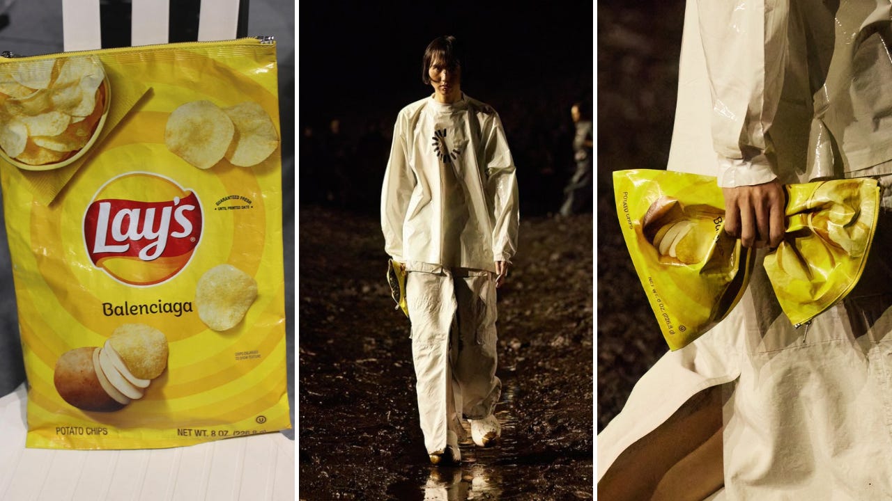 Balenciaga is reportedly selling a Lays potato chip bag for $1800 –  Emirates Woman