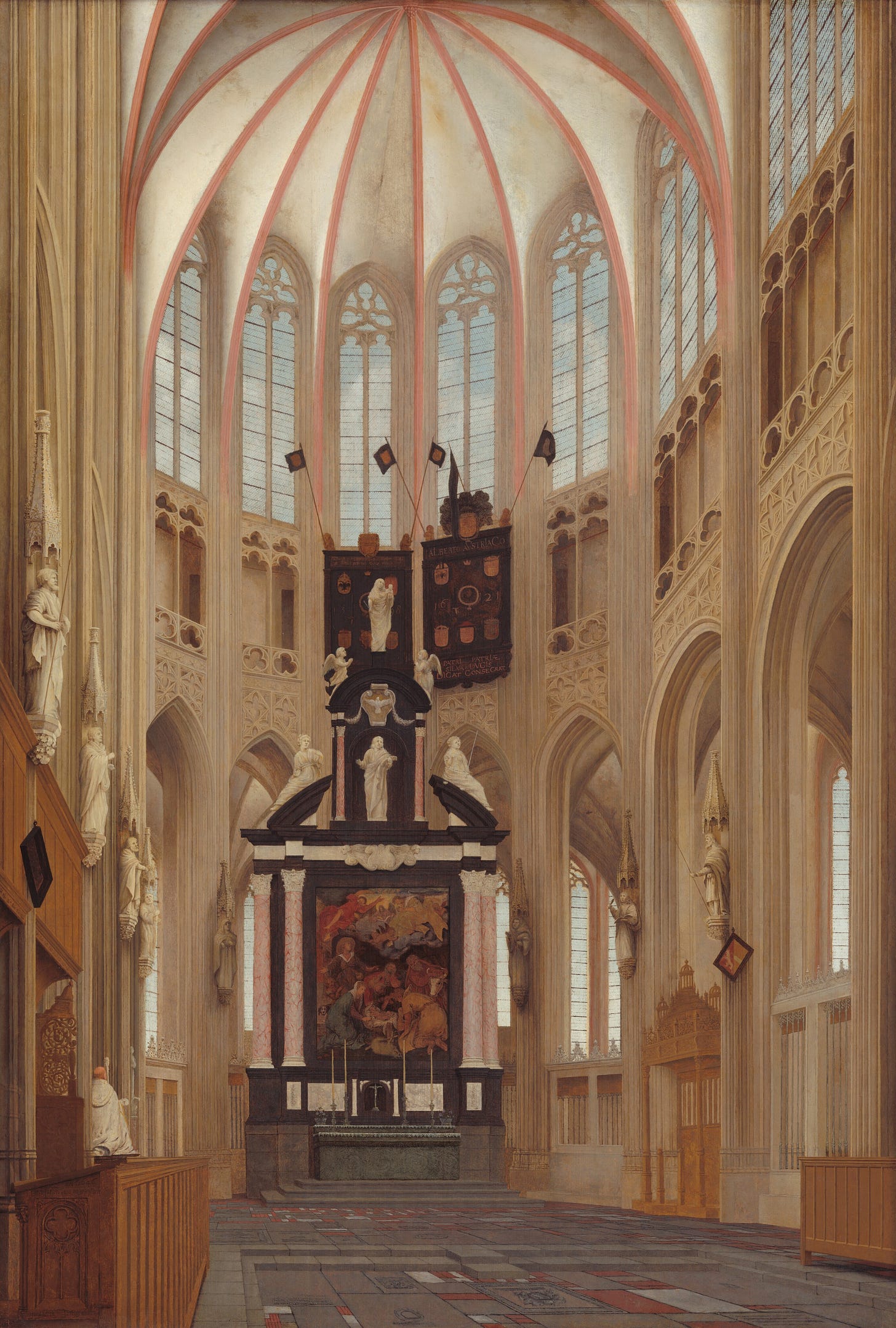 Cathedral of Saint John at 's-Hertogenbosch, 1646 by Pieter Jansz Saenredam