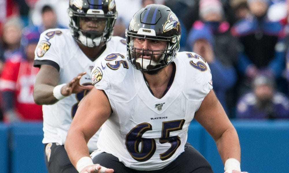 Baltimore Ravens injuries: Patrick Mekari questionable vs. Giants