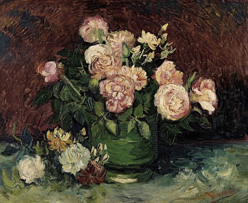 Vincent van Gogh | Roses and Peonies (1886) | Artsy